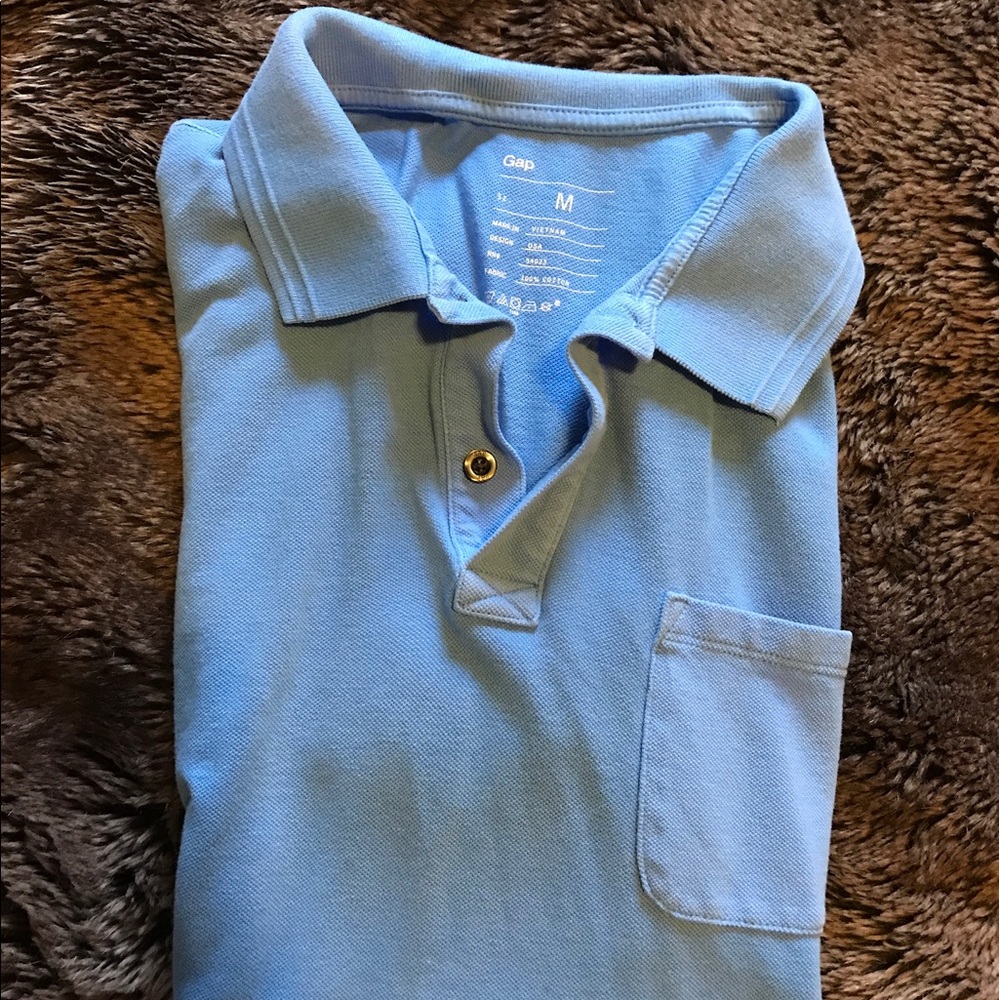 Gap blue polo shirt