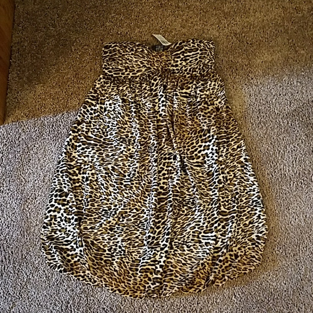 Leopard Bubble dress