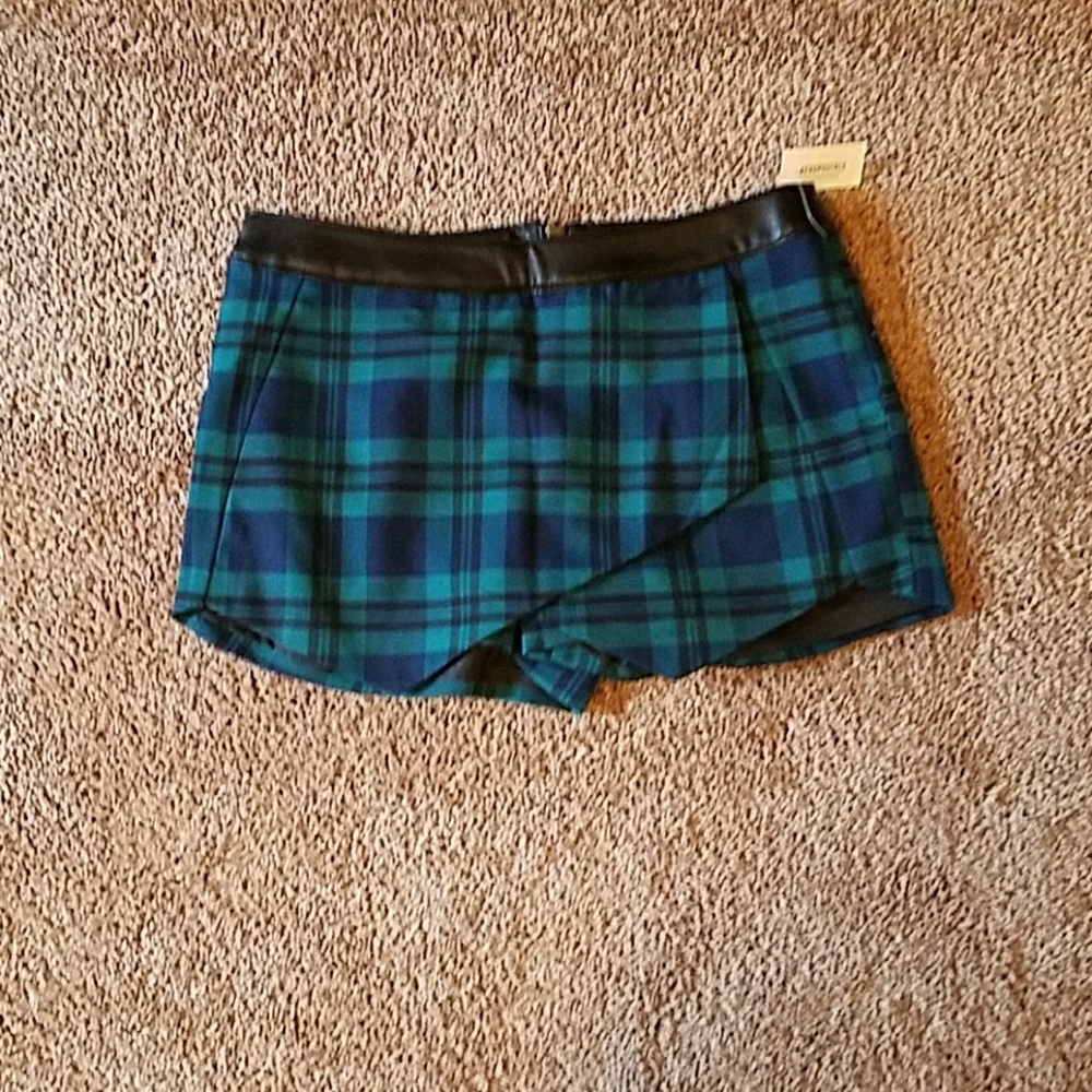 Plaid skorts
