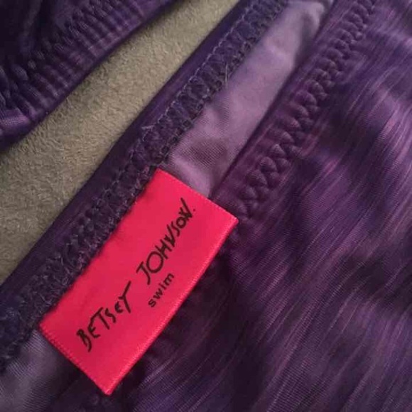 Betsey Johnson Women's Small Purple Bikini - Picture 2 of 2