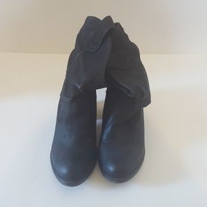 Black Ankle Cowboy Boots