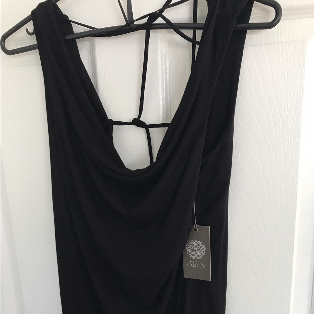 Vince Camuto black blouse tank top