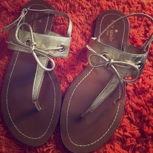 *****SOLD****** Gold Kate Spade Sandals