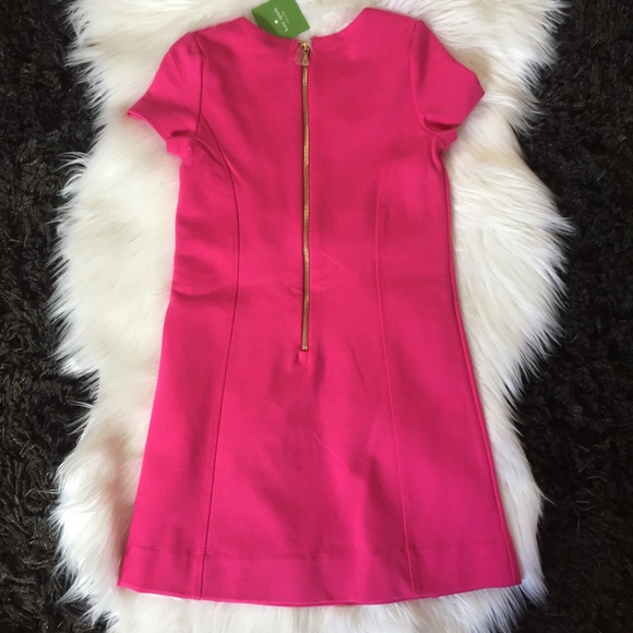 Little Girl's Kate Spade Pink Dress with Bow - Picture 2 of 7