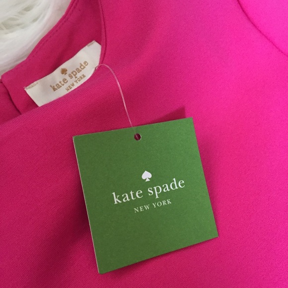 Little Girl's Kate Spade Pink Dress with Bow - Picture 3 of 7