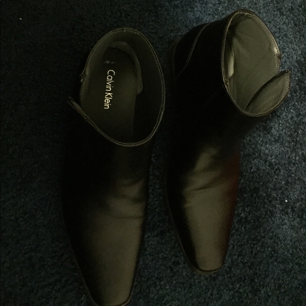 Calvin Klein Leather Chelsea Boots