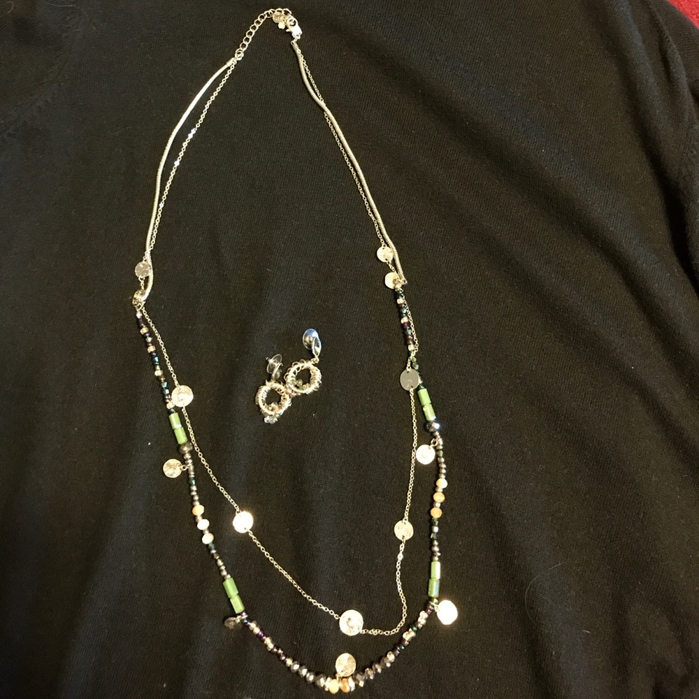 Necklace and Earrings