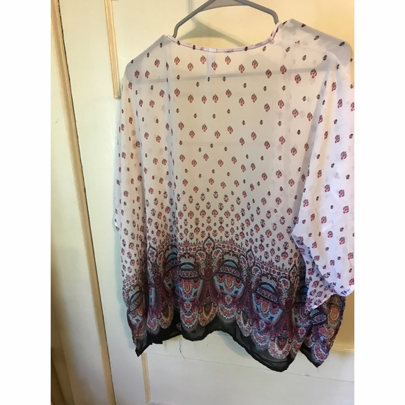 Sheer bohemian kimono - Picture 3 of 4