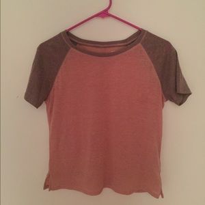 Soft Color Blocked Tee