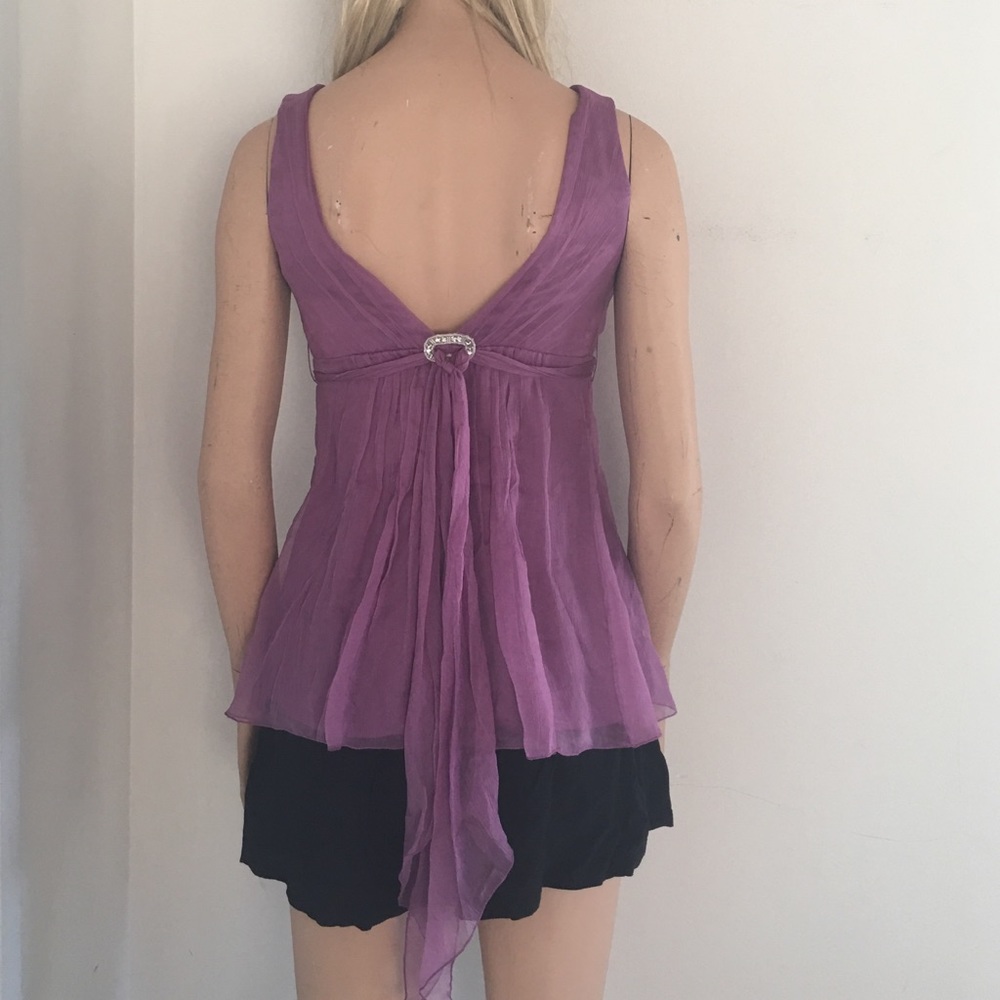 Simply Amazing Laundry Lavender Lite Gauze Blouse