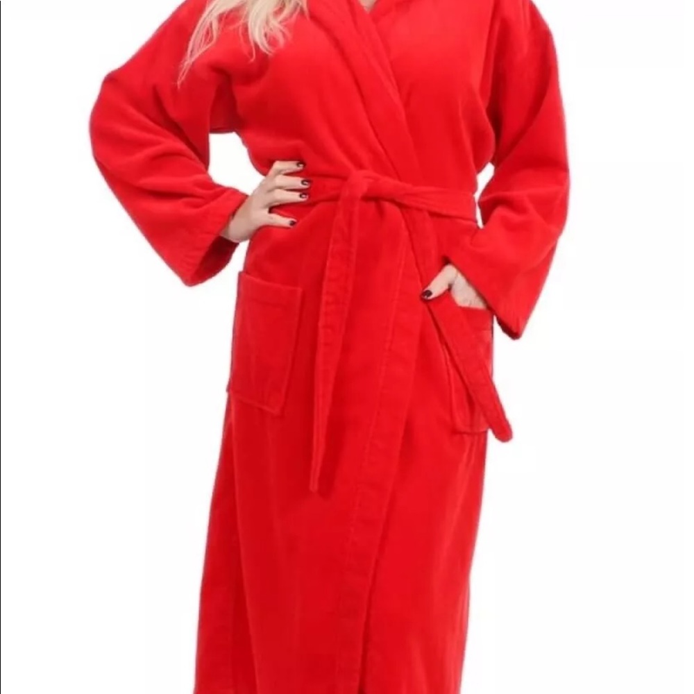 Premium Quality Adult Terry/Velour Hooded Bathrobe
