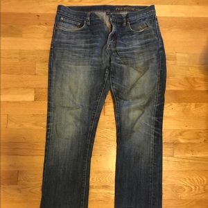 Gap premium slim straight denim jeans