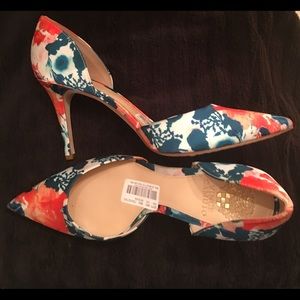 🆕 Multicolored Satin Pumps (New)