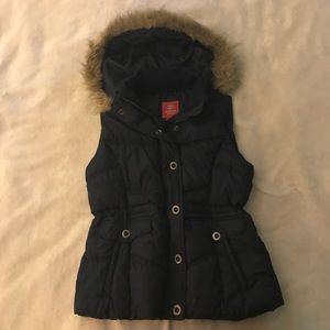 Faded Glory Hooded Puff Vest