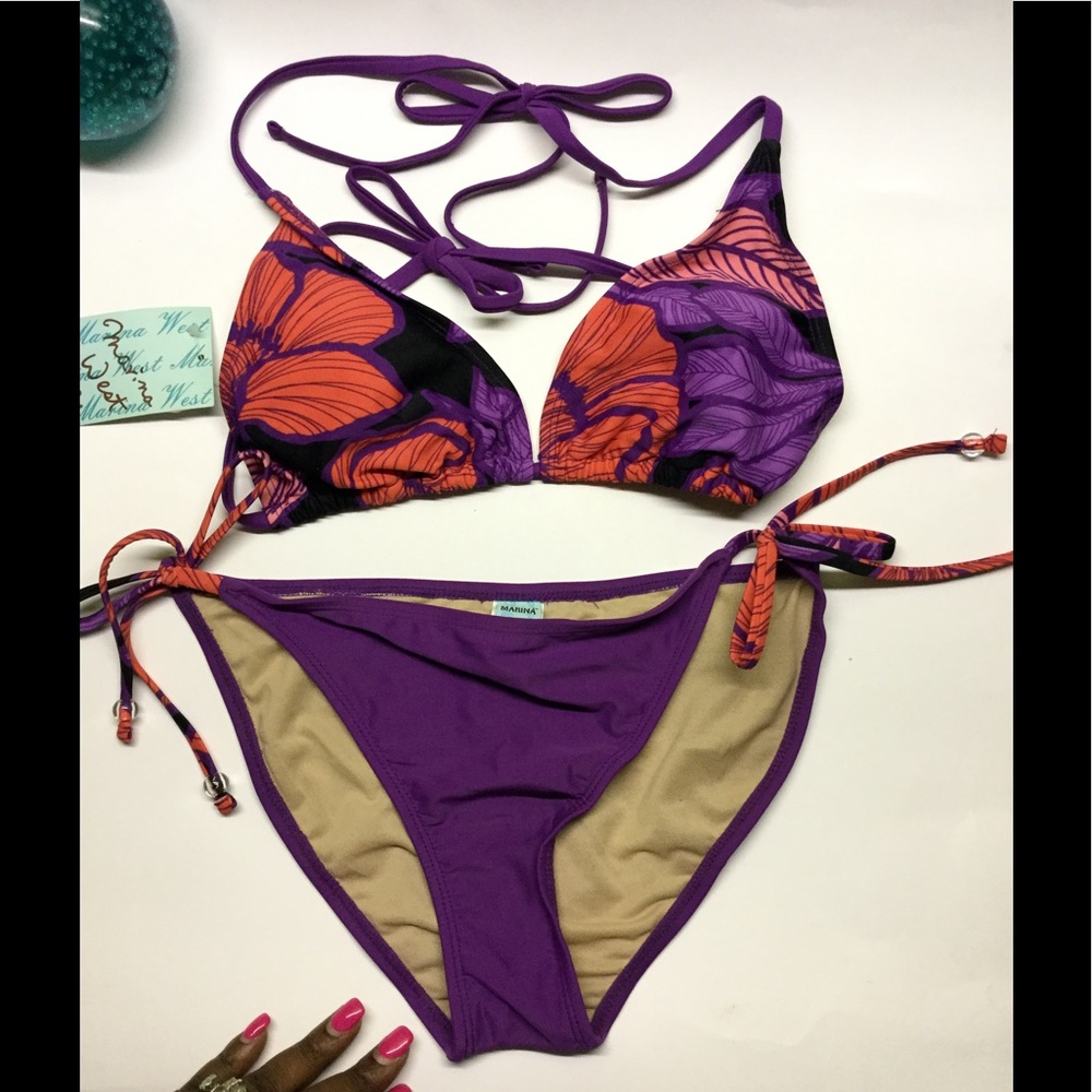 Women's Marina West 2Pc Floral Garden Print Bikini