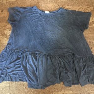 Urban Outfitters peplum tee