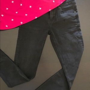 ZARA jeans black distressed