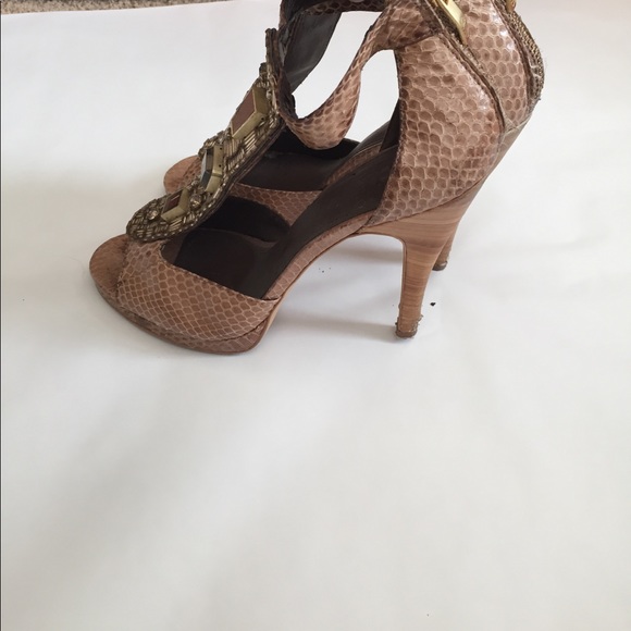 Vince Camuto nude sparkly heels - Picture 3 of 6