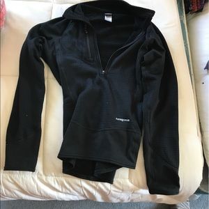 Patagonia sweatshirt.