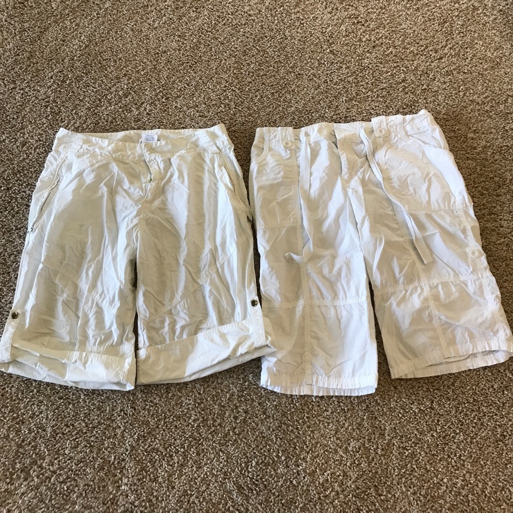 X sold X White shorts lot bundle Bermuda short