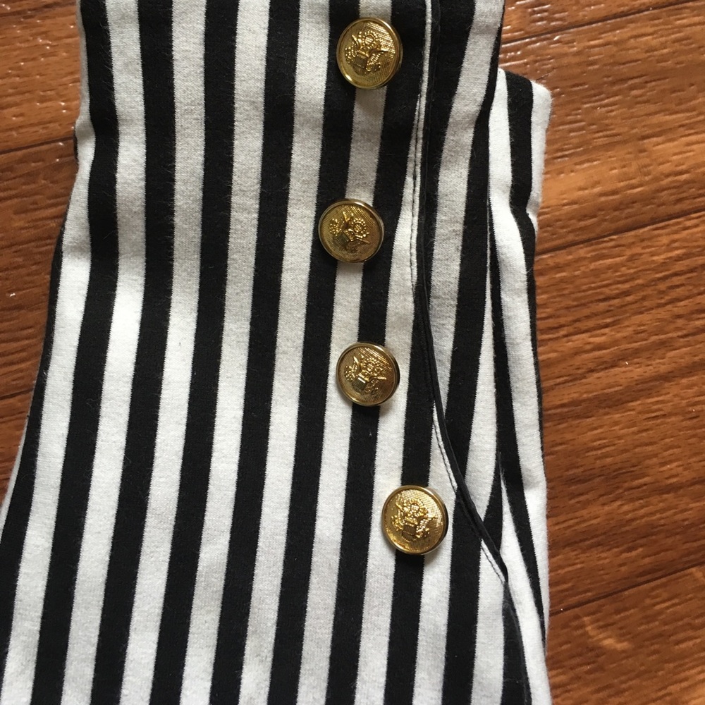 High waisted stripped shorts - Picture 3 of 3