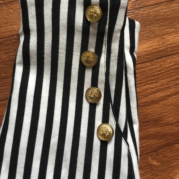 High waisted stripped shorts - Picture 3 of 3