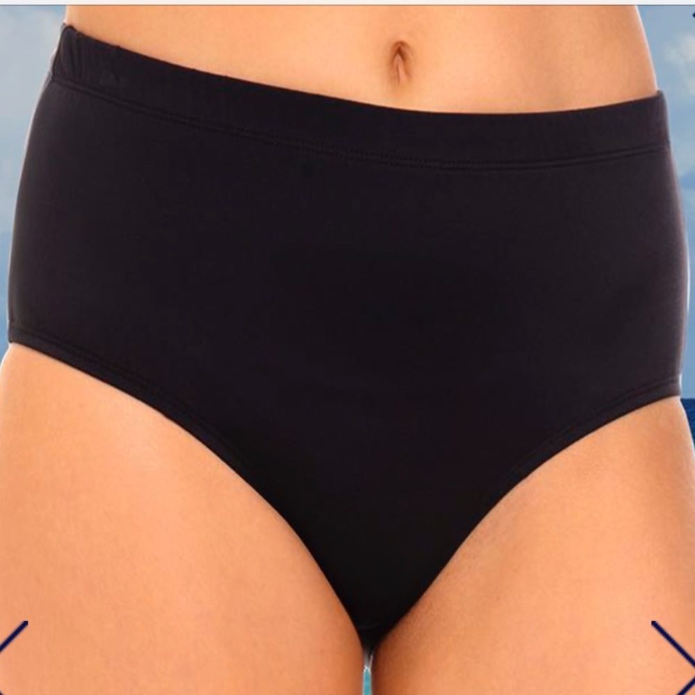Black Brief Swimsuit Bottoms