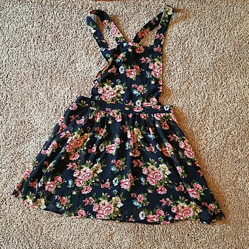 Floral Overall dress