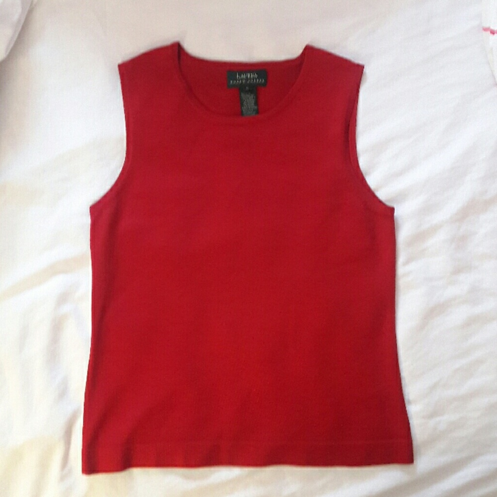 Ralph Lauren Red Tank Size Small