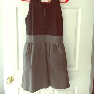 Black & Gray Lace Dress