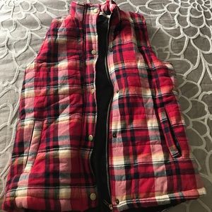 Plaid vest