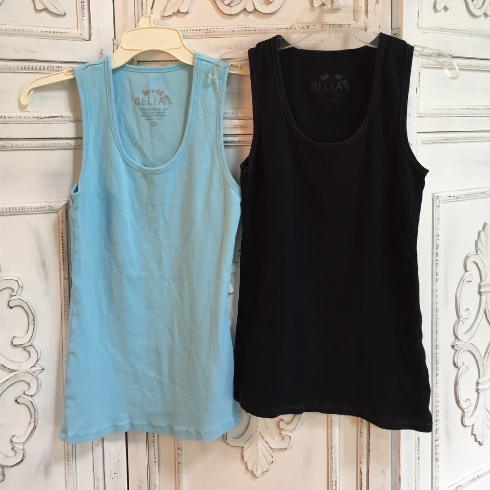 Black and Light Blue Tank Top Bundle