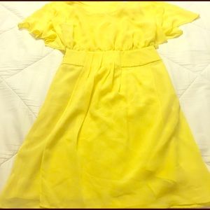Gianni Bini Size XS Yellow Dress