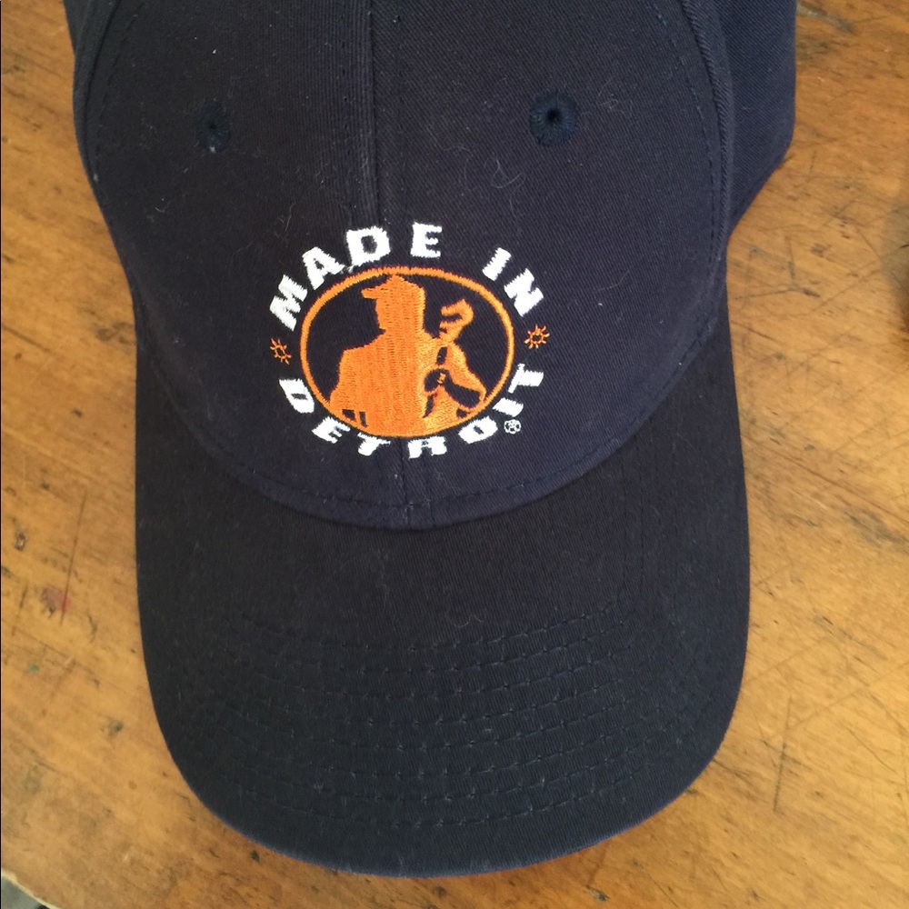 Made in Detroit fitted baseball hat