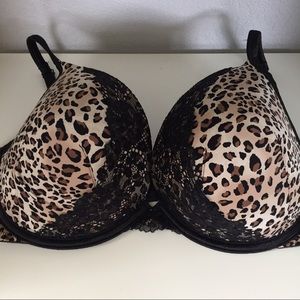 Cacique Smooth Boost Plunge Bra 38DDD