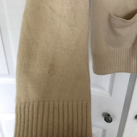 Cream J.Crew cashmere sweater - Picture 2 of 3
