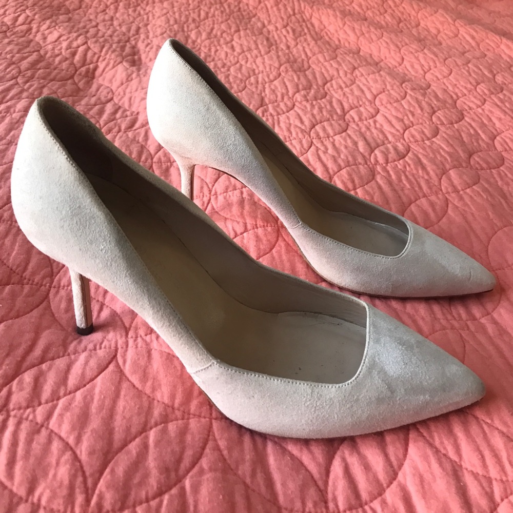 Club Monaco Suede Pointy Heel