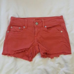 American Eagle Outfitters Stretch Coral Shorts 00