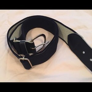 Navy blue softball belt