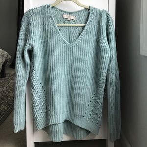 LOFT circle hem sweater