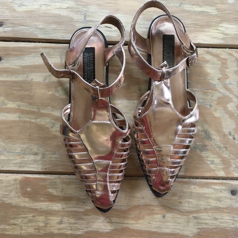 Rose Gold sandals