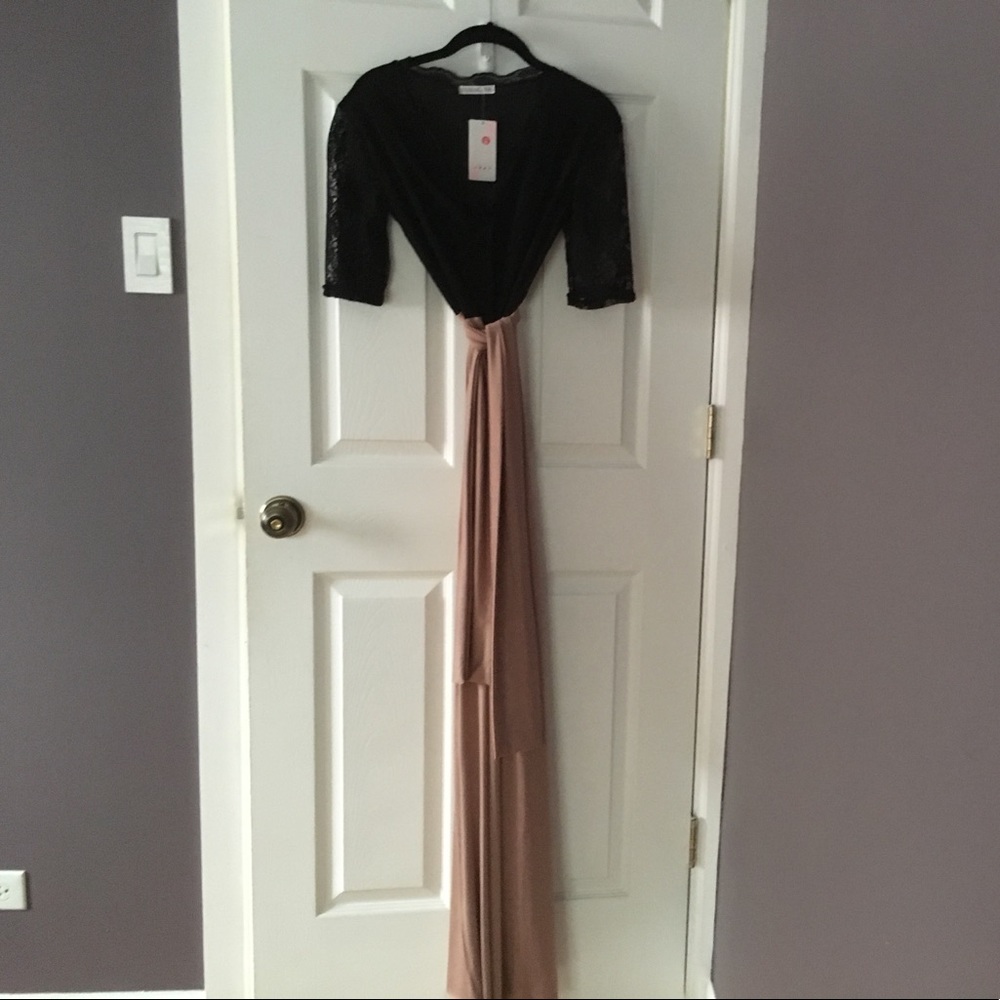 Long center slit dress - small never worn