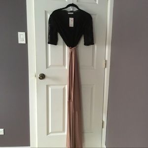 Long center slit dress - small never worn