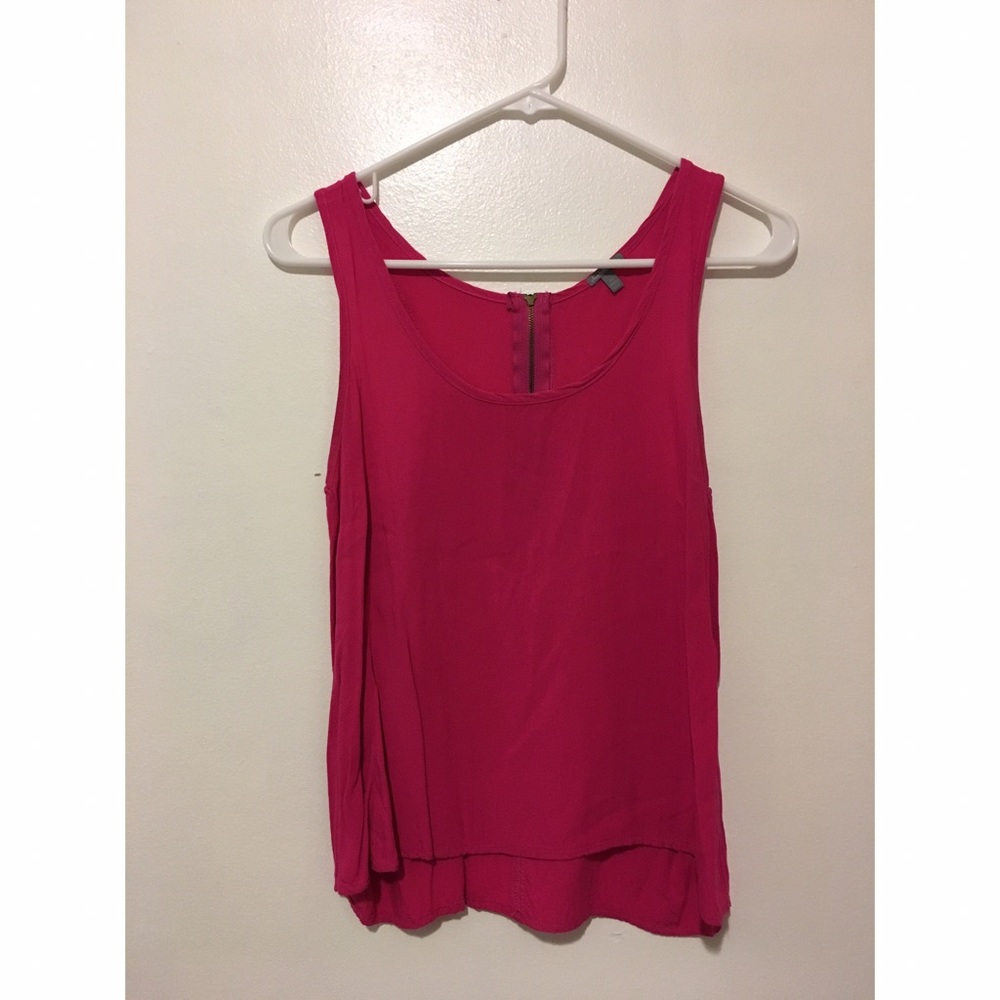 Hot pink tank top