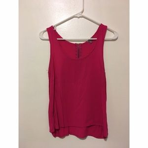 Hot pink tank top