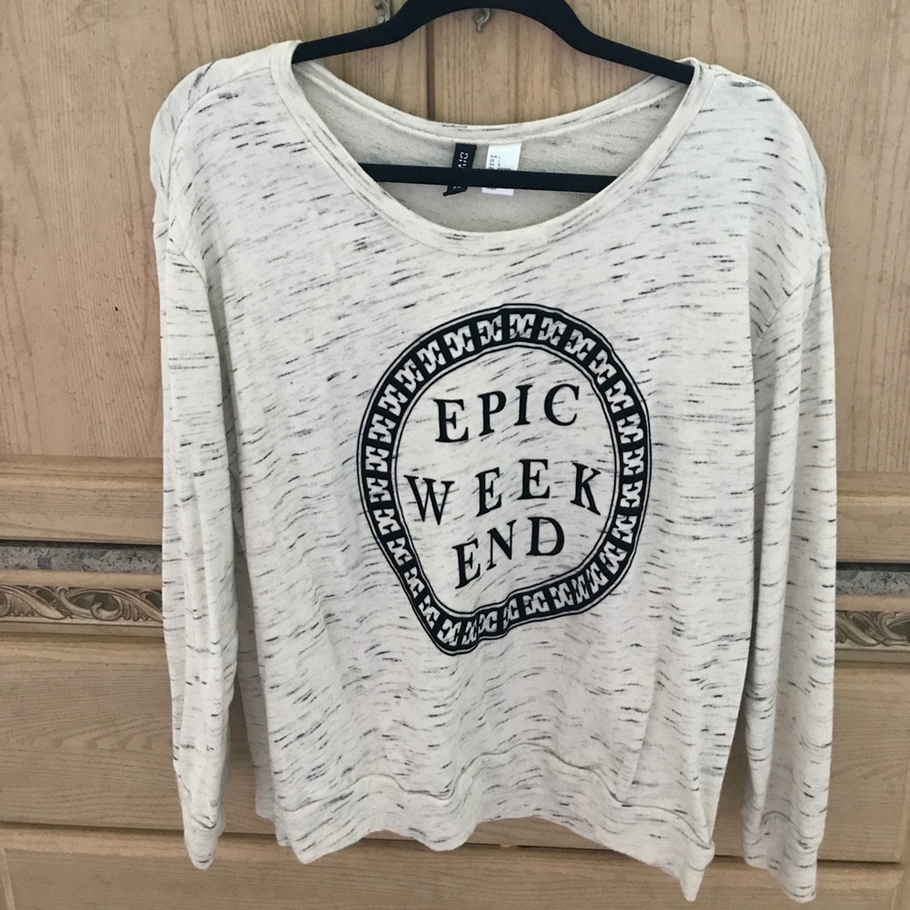 Crew neck sweatshirt