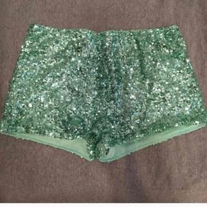 Nasty gal mermaid sequin shorts