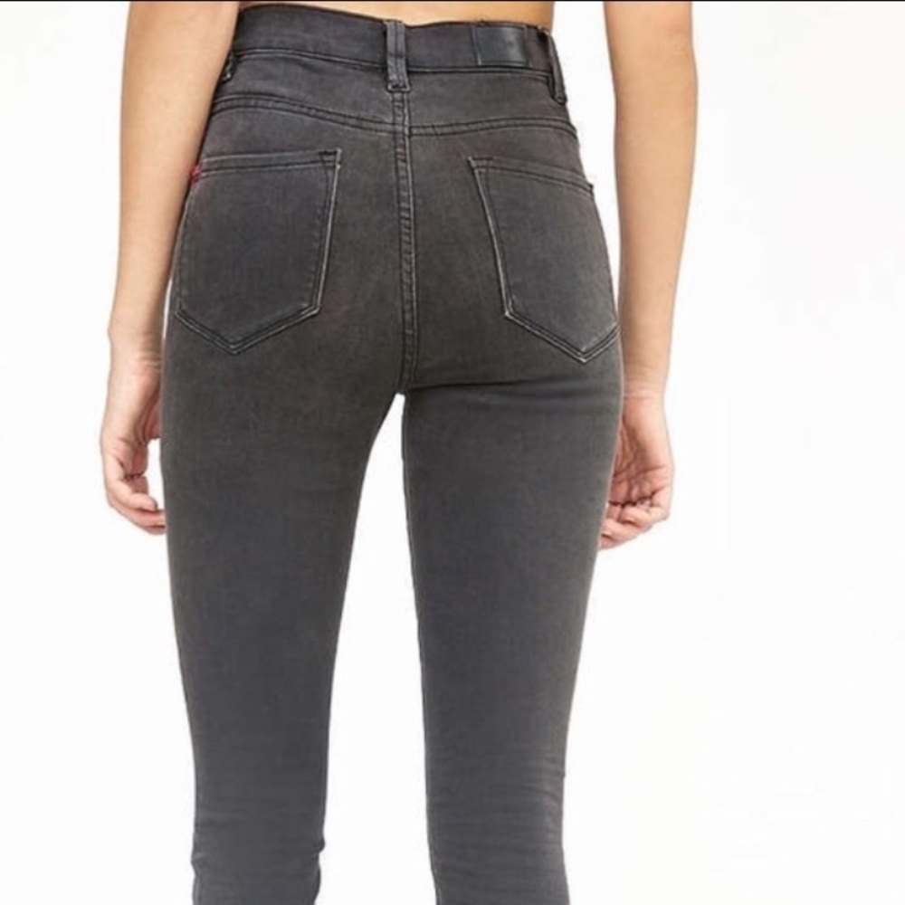 BDG super high rise teig ankle grey jeans