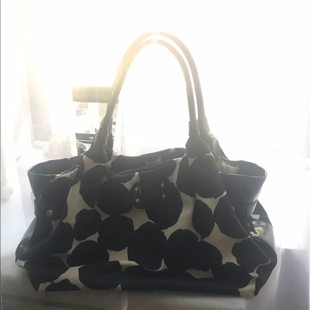 Kate Spade Black and White Large Handbag