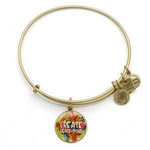 Alex and Ani create peace of mind bracelet.